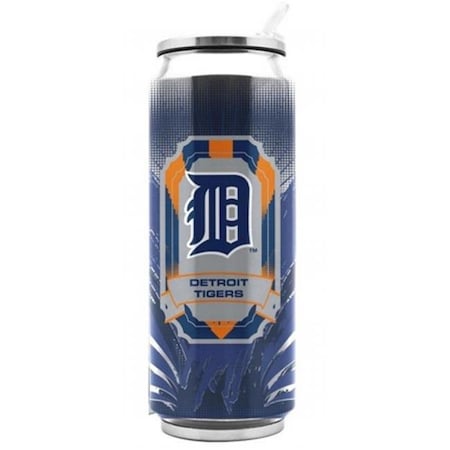 Detroit Tigers Stainless Steel Thermo Can - 16.9 Ounces